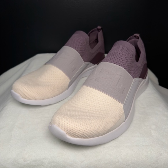 APL TechLoom Bliss – Moonscape/Raindrop/Sea Salt | Men’s 11 | Slip-On Trainer - Picture 4 of 15